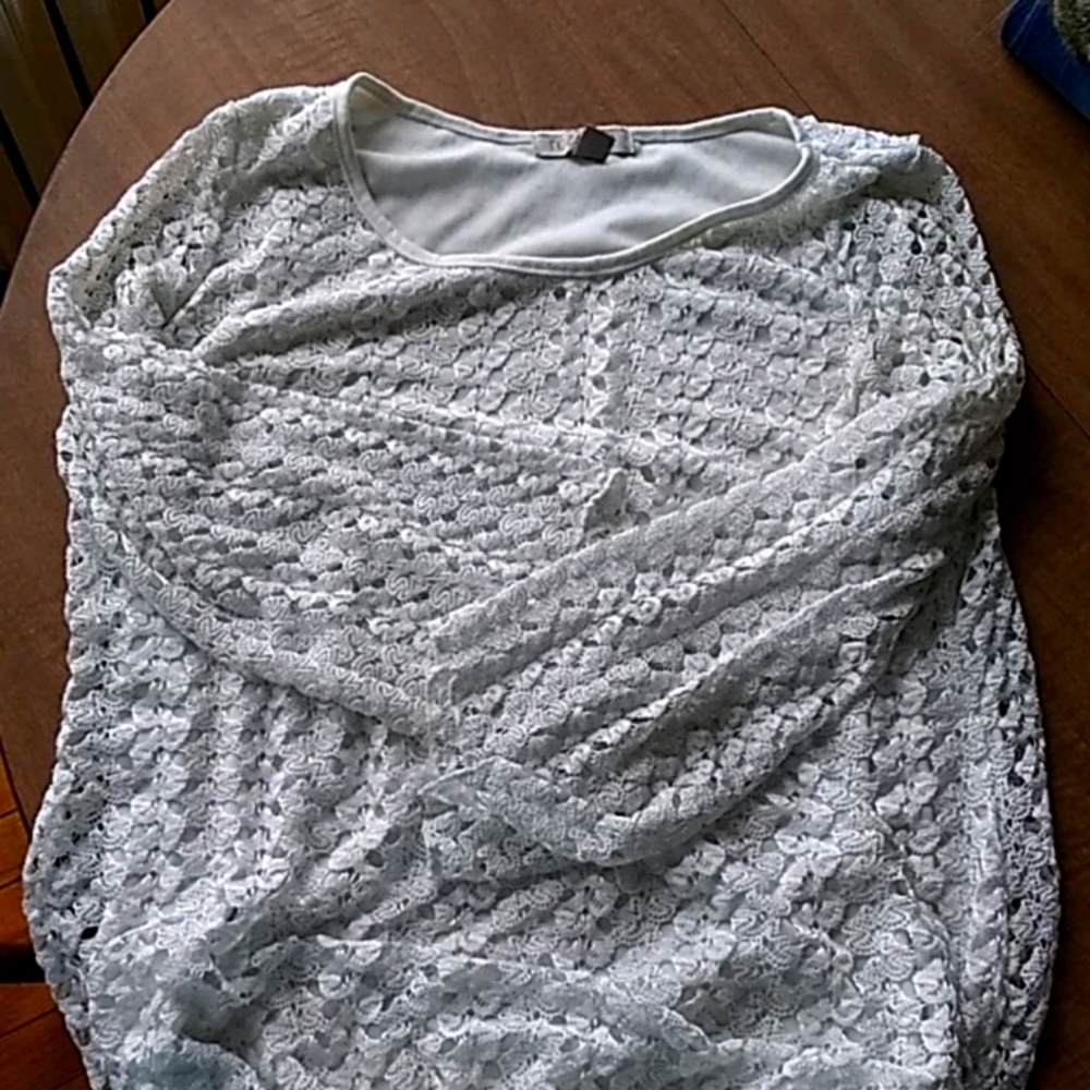 White lacey blouse